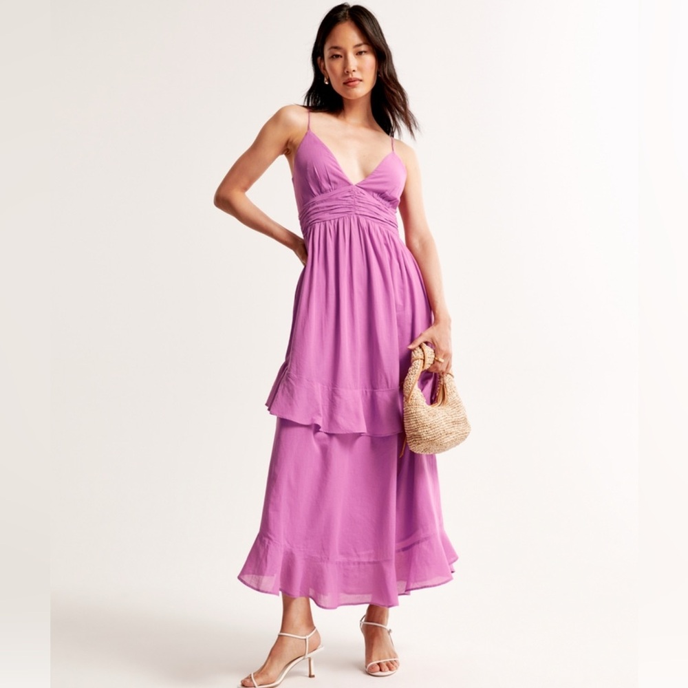Abercrombie Maxi Tiered Ruffle Dress